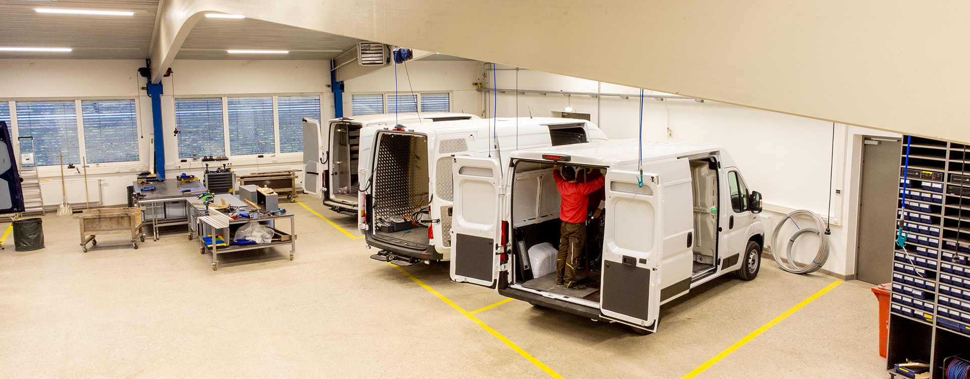 Transporter ausbauen